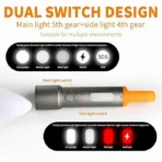 GearUP K57 Multifunctional Rechargeable Torch, Flashlight Zoomable LED Flashlight - Image 3