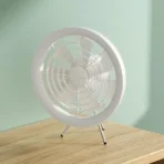 JISULIFE FA17 Outdoor Camping Ceiling Fan LED Light with Small Stand