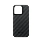 PITAKA MagEZ Case 4 for iPhone 15 Pro / 15 Pro Max – 1500D Black/Grey Twill - Image 2