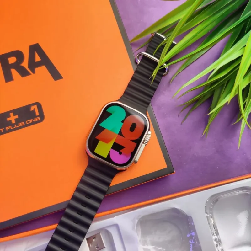 Y80 Ultra Smartwatch With 8 Strap