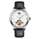 Skmei 9251 Moon Phase Leather Strap Watch - Image 3