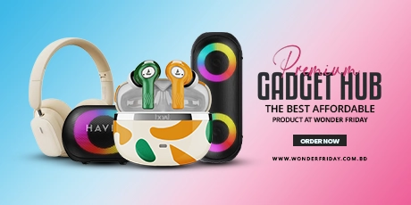 Premium Gadget Hub Website Banner At Wonder Friday 24